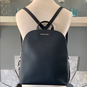 Michael Kors Navy Backpack NWT